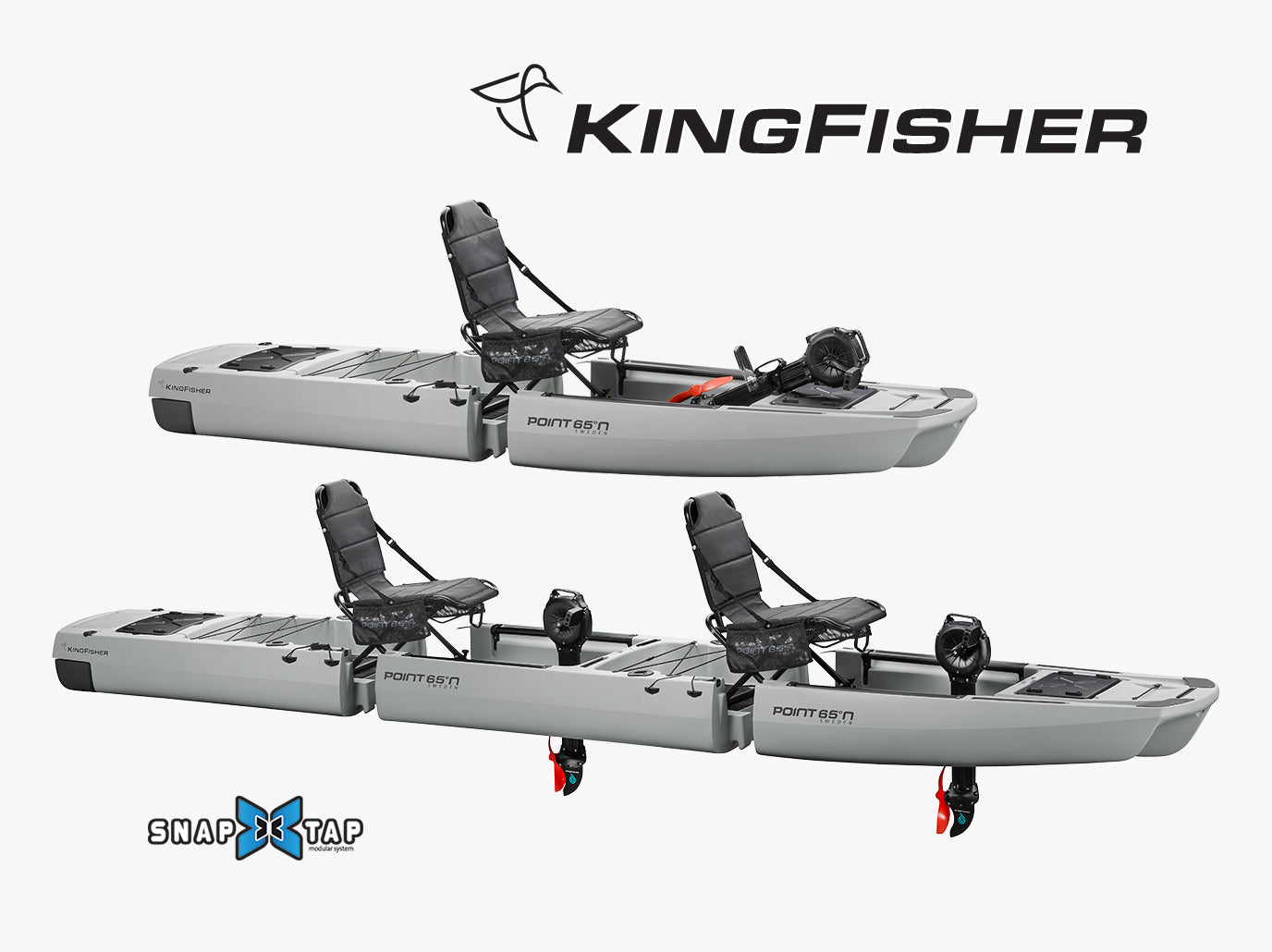KingFisher - Modular Trimaran Fishing Kayak Take-a-part Point 65 Swe – Point  65 Kayaks US